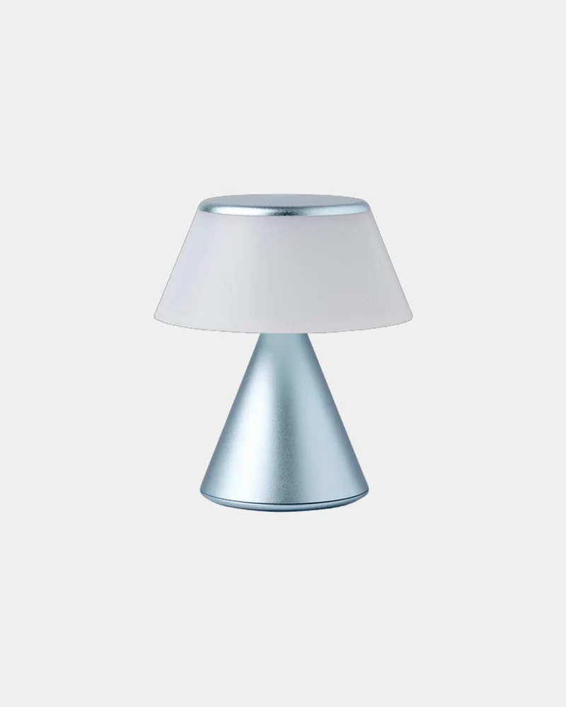 Lámpara LED táctil Lexon Luma S para personalizar
