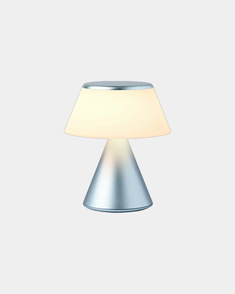 Lámpara LED táctil Lexon Luma S para personalizar