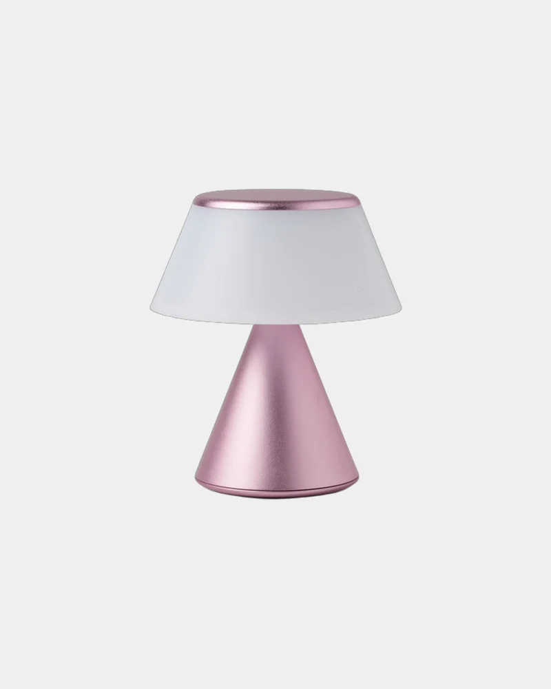 Lámpara LED táctil Lexon Luma S para personalizar