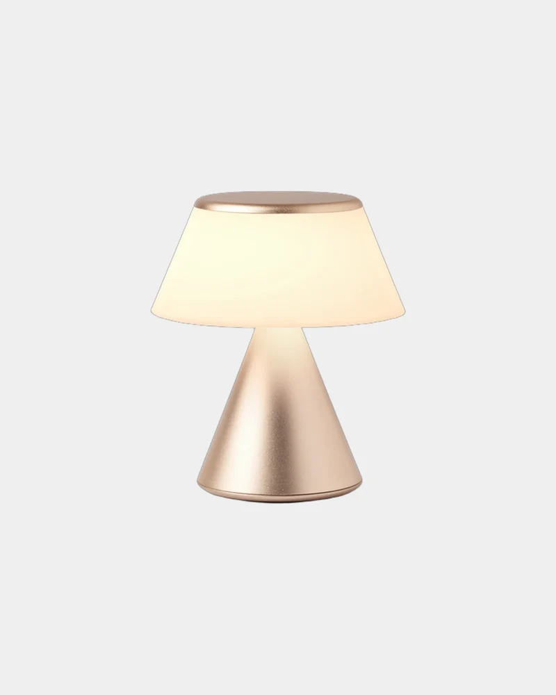 Lámpara LED táctil Lexon Luma S para personalizar
