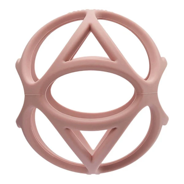 Pelota Sensorial Little Dutch Silicona Rosa