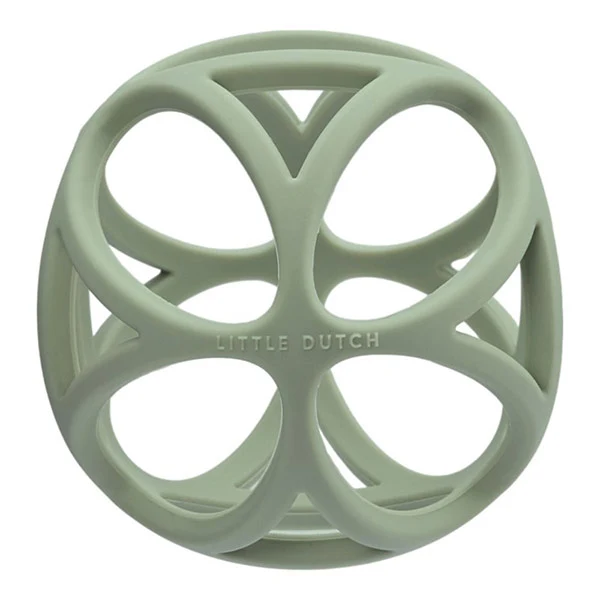 Pelota Sensorial Little Dutch Silicona Verde