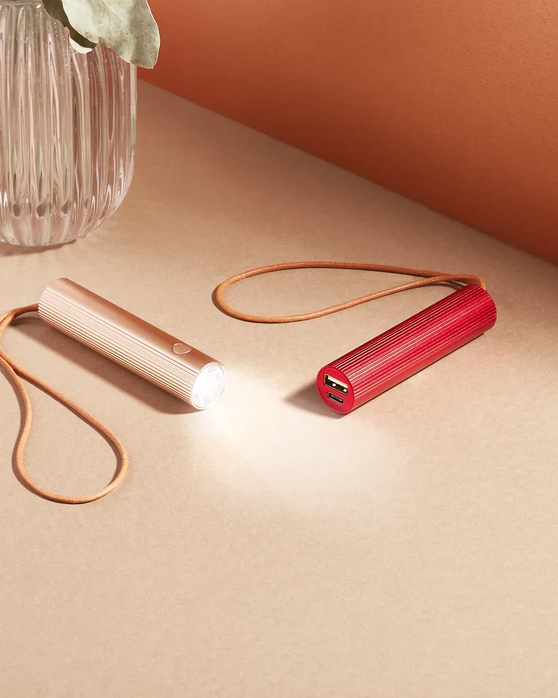 Power bank aluminio Lexon Fine Tube 2 para personalizar