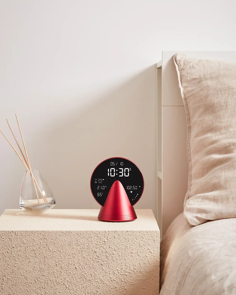 Radio-reloj Bluetooth Lexon Conic Clock para personalizar