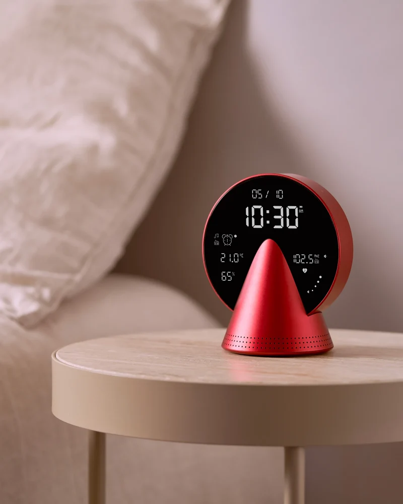 Radio-reloj Bluetooth Lexon Conic Clock para personalizar