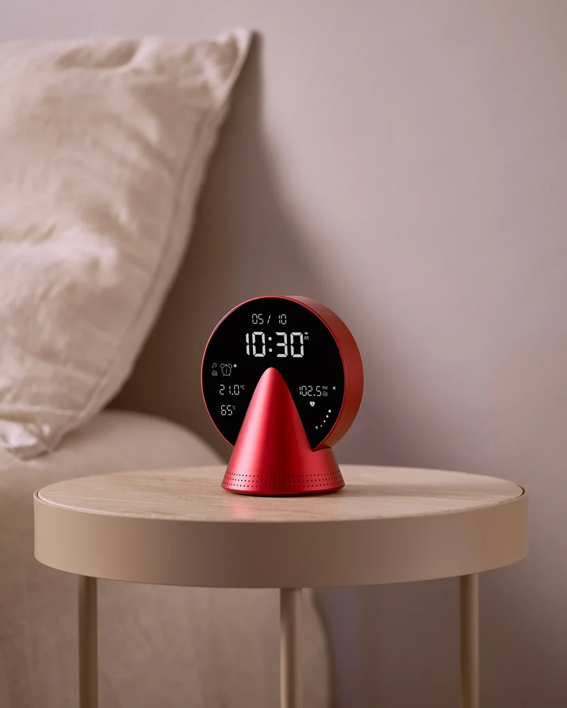 Radio-reloj Bluetooth Lexon Conic Clock para personalizar
