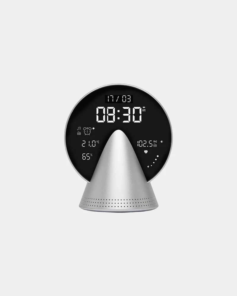 Radio-reloj Bluetooth Lexon Conic Clock para personalizar