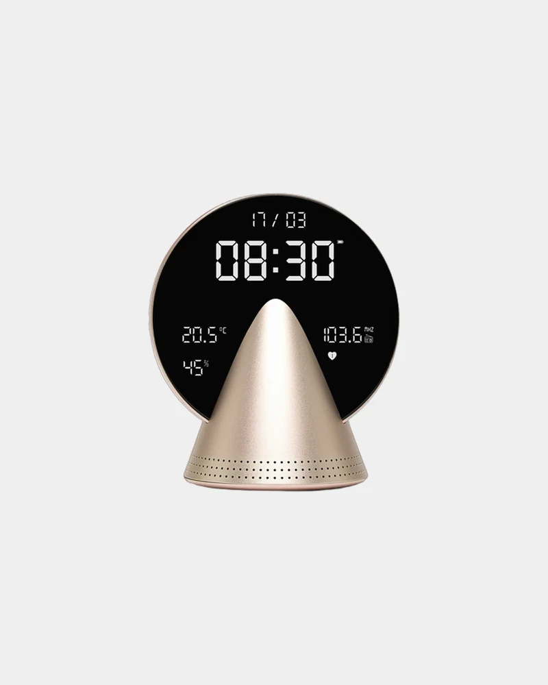 Radio-reloj Bluetooth Lexon Conic Clock para personalizar