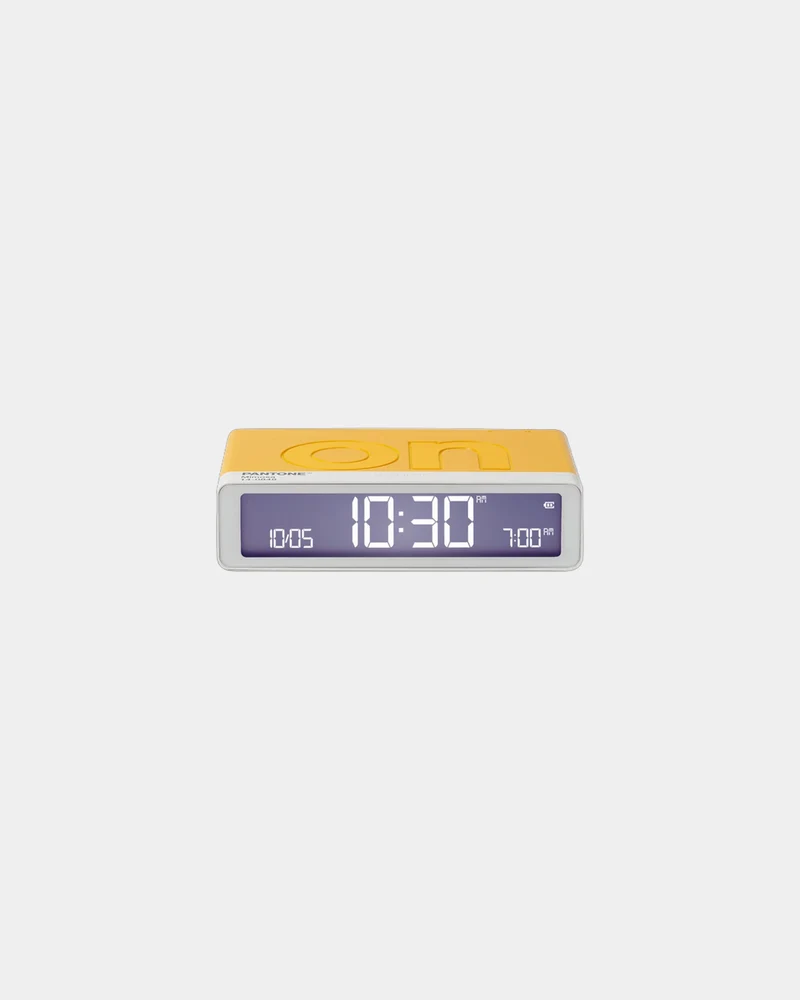 Reloj despertador Lexon Flip+ Pantone para personalizar