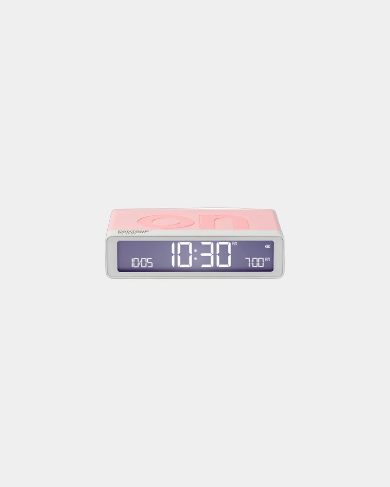 Reloj despertador Lexon Flip+ Pantone para personalizar