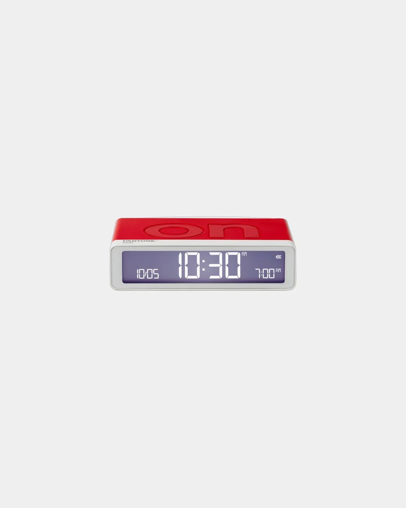 Reloj despertador Lexon Flip+ Pantone para personalizar