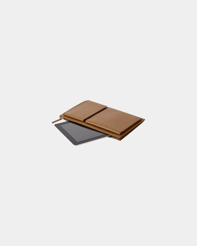 Funda portátil cuero reciclado Lexon Flat para personalizar