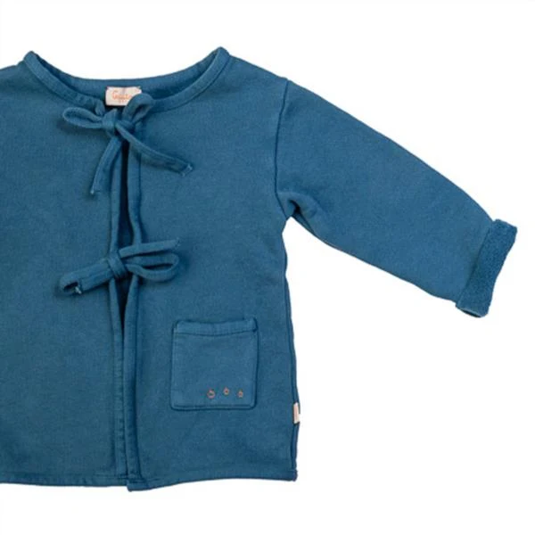 Chaqueta Petrol Lazadas Felpa Güito Kids