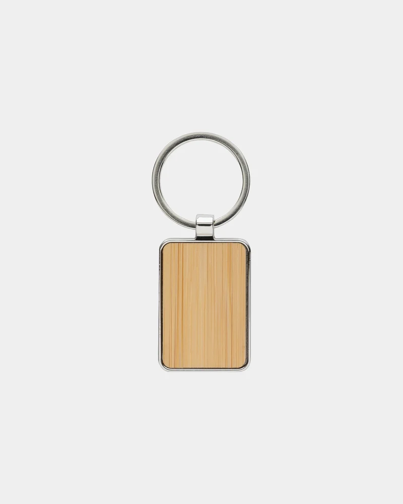 Llavero rectangular aleación de zinc para personalizar