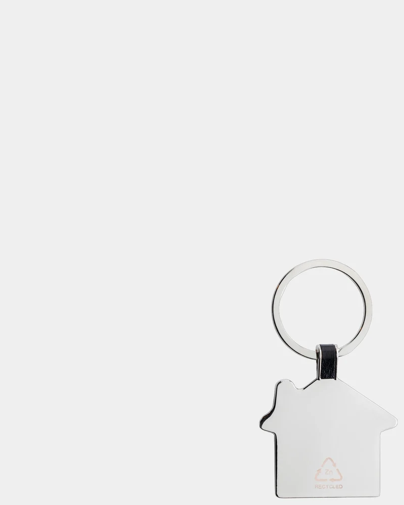 Llavero casa aleación zinc reciclado para personalizar