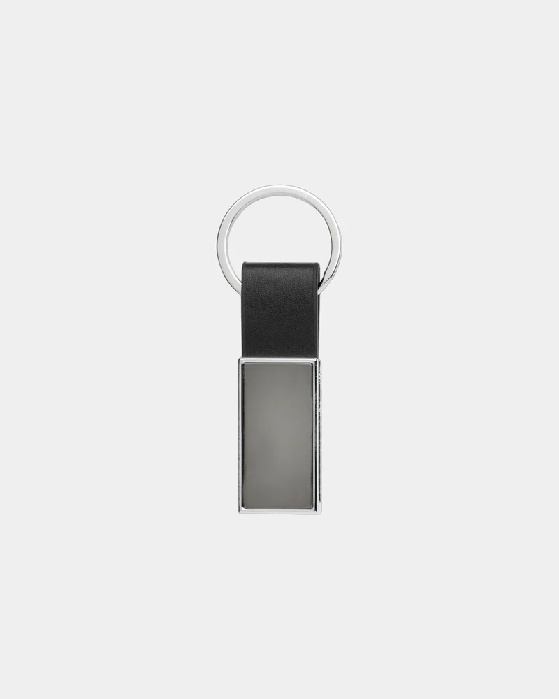 Llavero reciclado PU y zinc grabado para personalizar