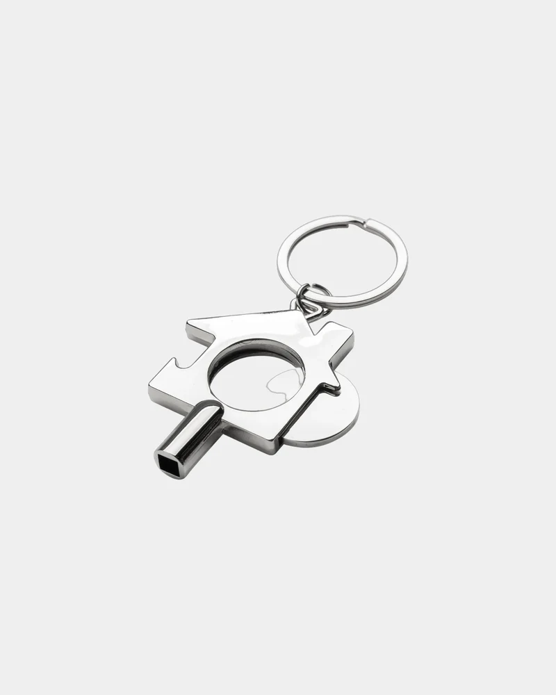 Llavero 3 en 1 zinc reciclado RCS para personalizar