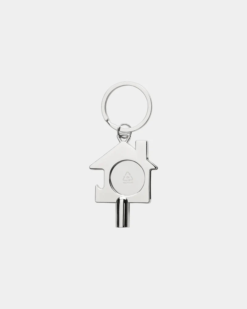Llavero 3 en 1 zinc reciclado RCS para personalizar