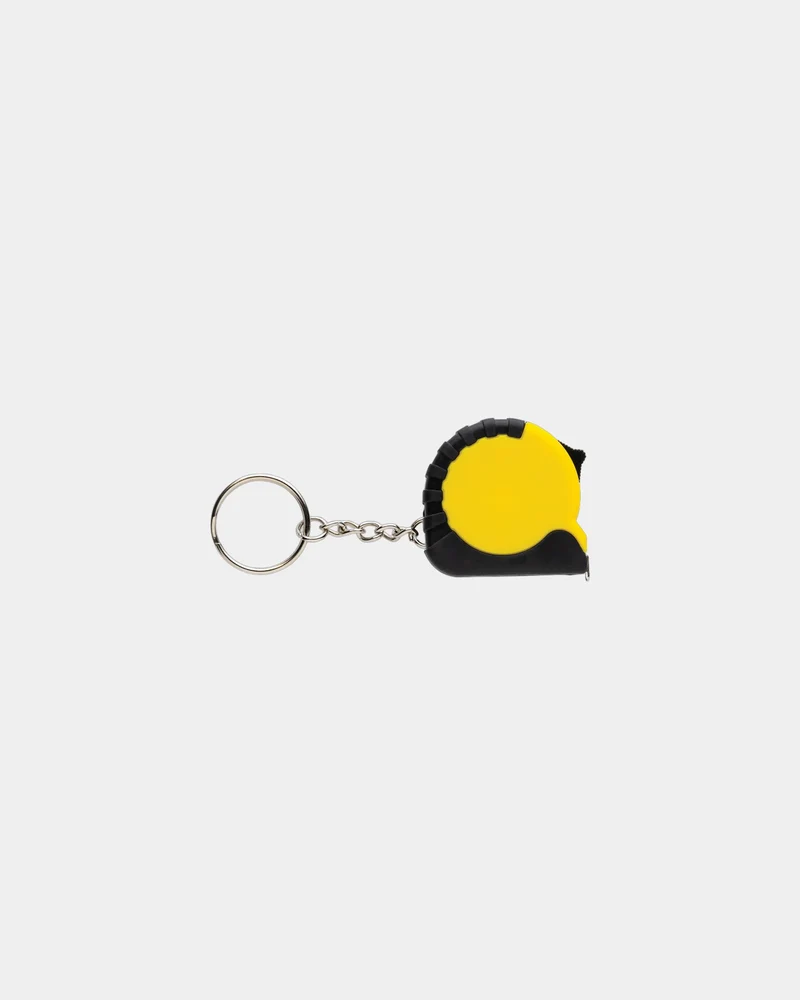 Llavero con cinta métrica ABS reciclado para personalizar
