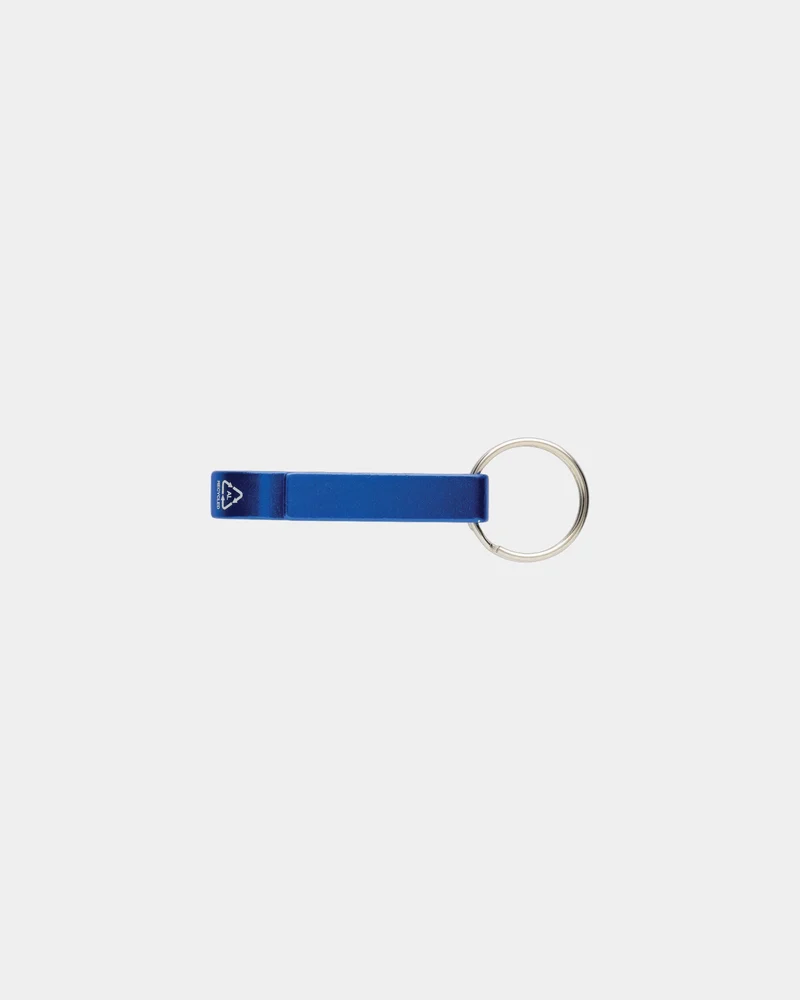 Llavero descapsulador aluminio reciclado para personalizar
