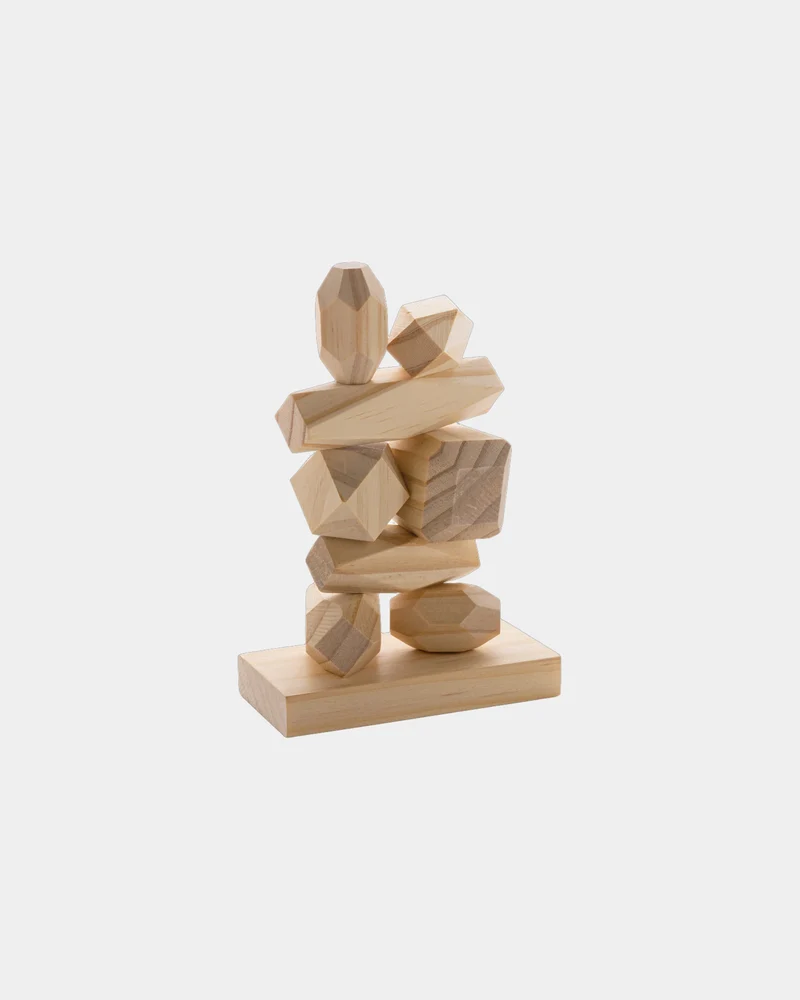 Piedras de equilibrio de madera FSC para personalizar