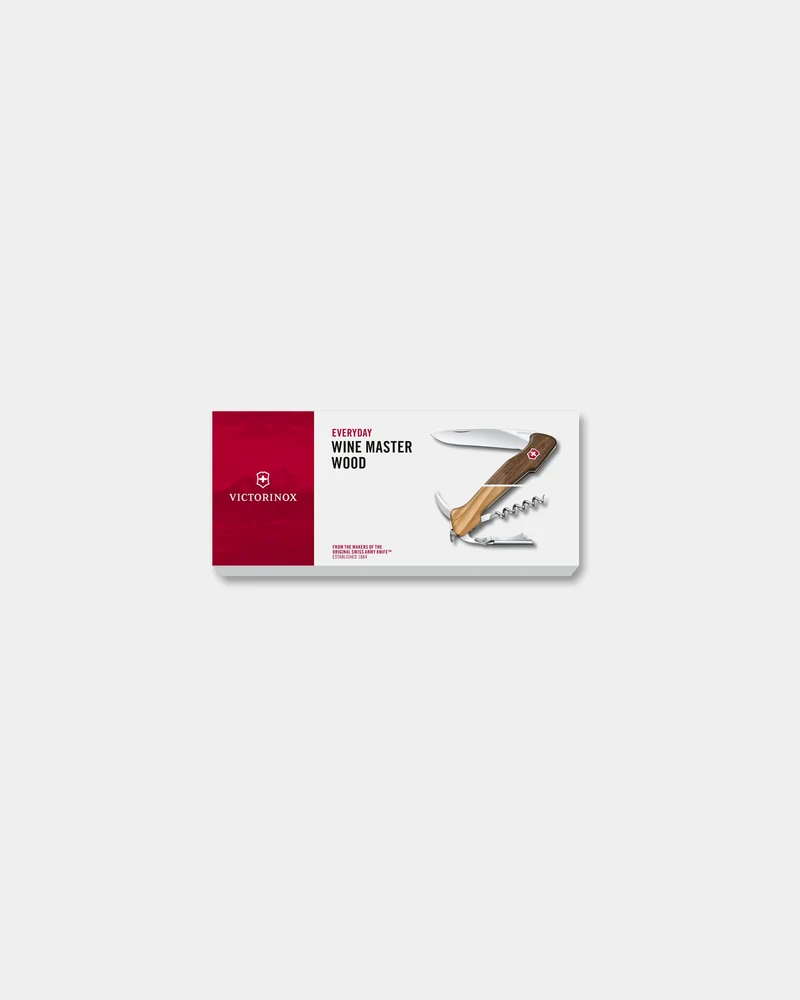 Navaja Victorinox Wine Master de nogal para personalizar