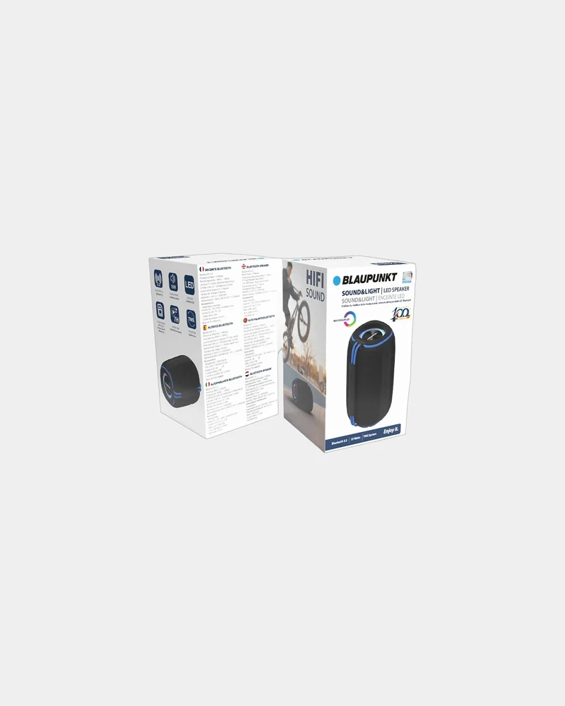 Altavoz Bluetooth Blaupunkt Sound&Light para personalizar