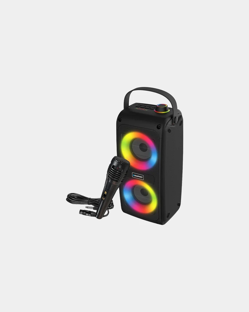 Altavoz Blaupunkt DJ 50W con micrófono para personalizar