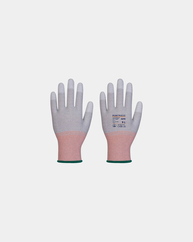 Guante antiestático PU dedos ESD para personalizar