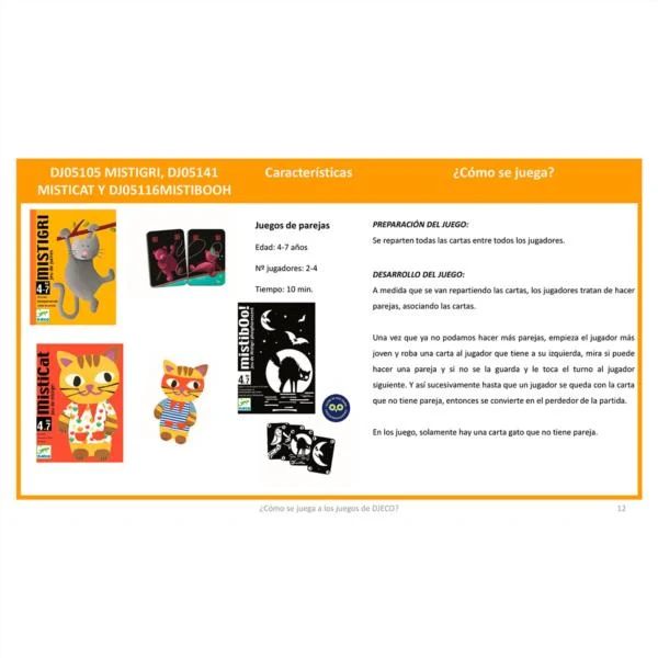 Cartas Mistigri Djeco