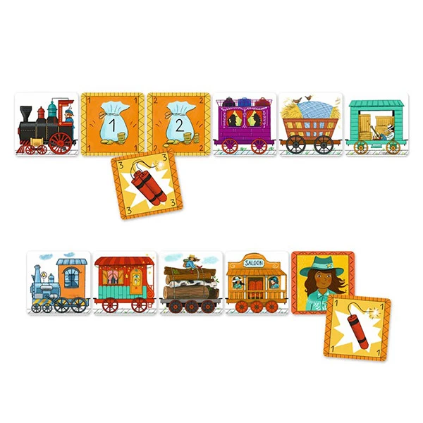 Cartas Golden Train Djeco