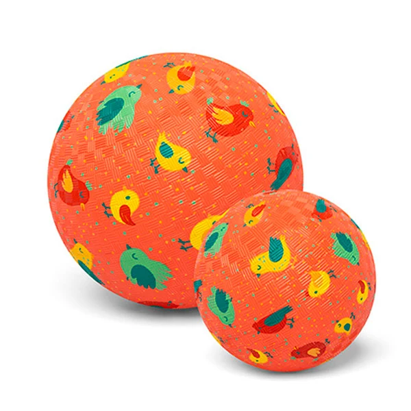 Pelota Caucho Natural Aves 18 cm