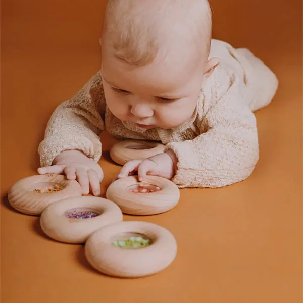 Sonajero Mordedor Sensory Donuts Lemons Petit Boum