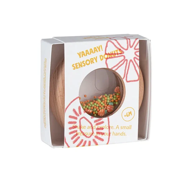 Sonajero Mordedor Sensory Donuts Carrots Petit Boum