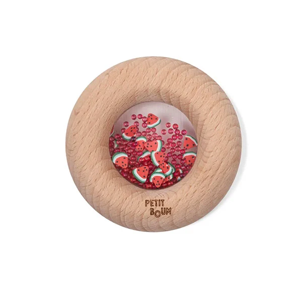 Sonajero Mordedor Sensory Donuts Watermelon Petit Boum