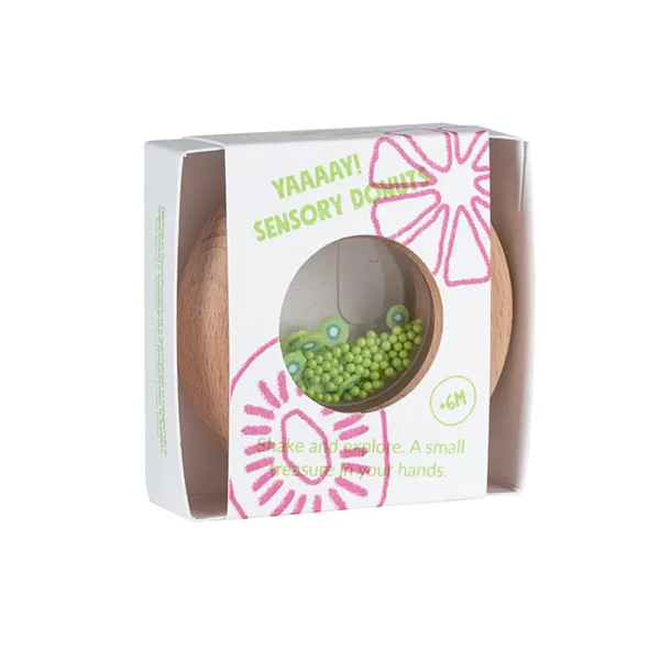 Sonajero Mordedor Sensory Donuts Kiwis Petit Boum