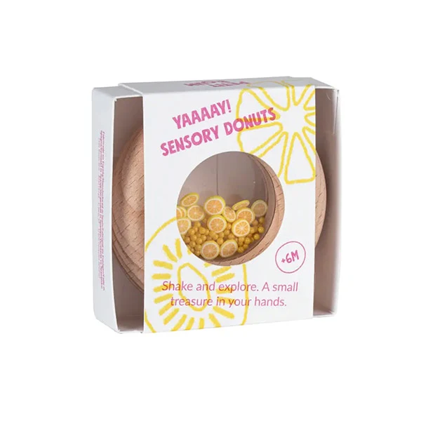 Sonajero Mordedor Sensory Donuts Lemons Petit Boum