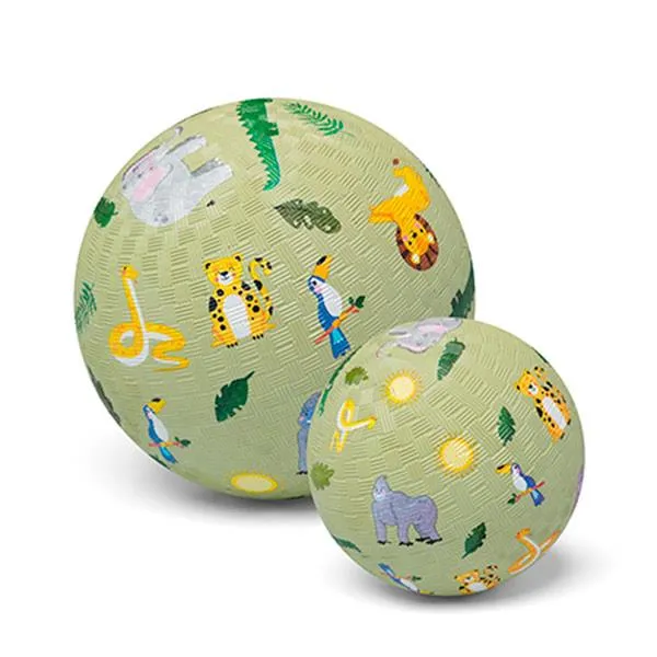 Pelota Caucho Natural Jungla 13 cm