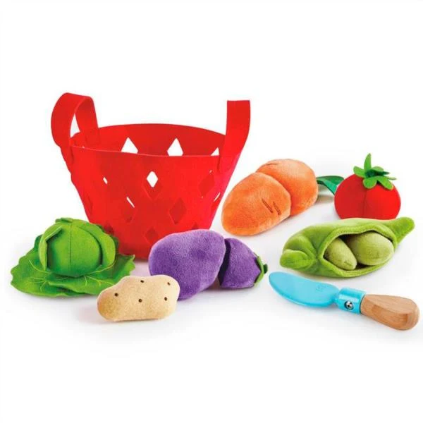 Cesta De Verduras De Tela
