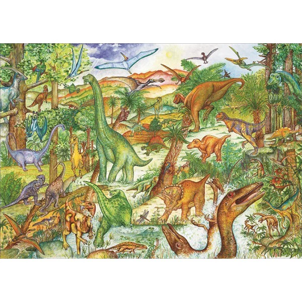 Puzzle Observación Dinosaurios Djeco