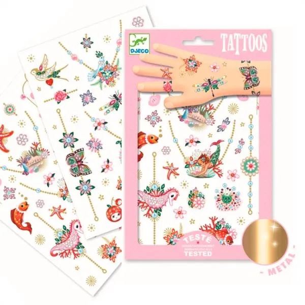 Tatuajes Al Agua Las Joyas De Fiona Djeco