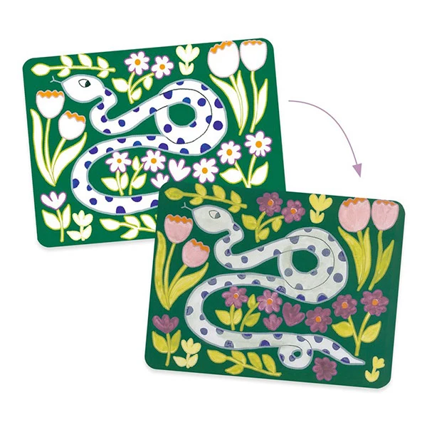 Pintura Con Paleta Los Animales Salvajes Djeco