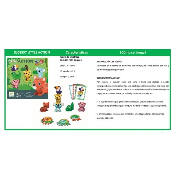 Juego Little Action