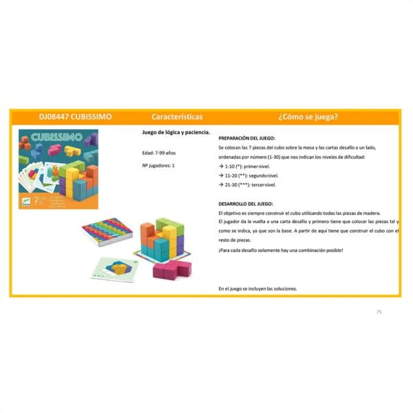Juego De Lógica Cubissimo