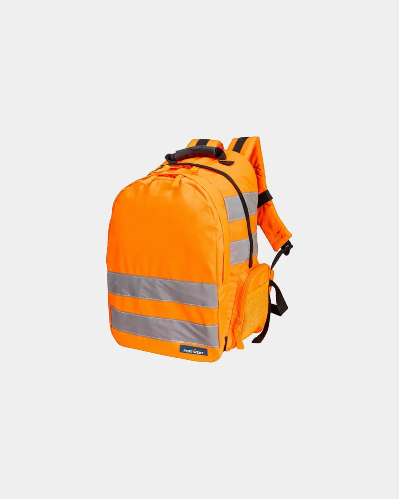 Mochila alta visibilidad multibolsillos para personalizar