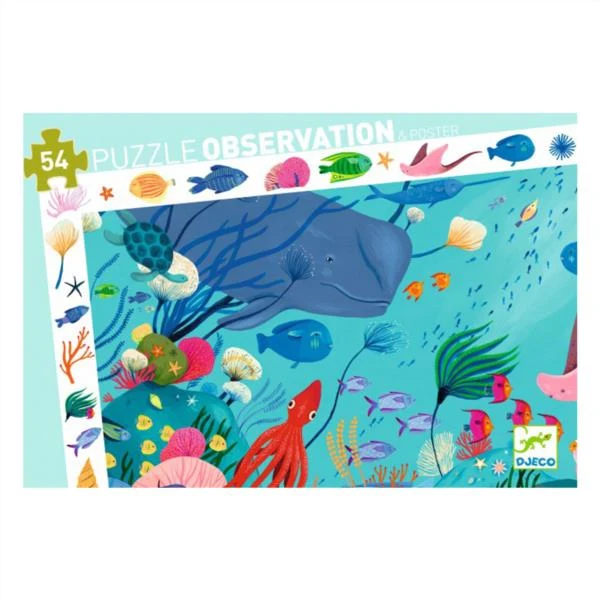 Puzzle Observación Acuático