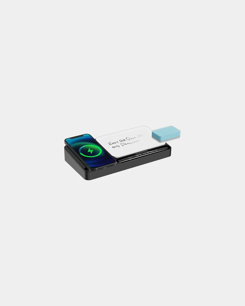 Cargador inducción y pizarra Blaupunkt para personalizar