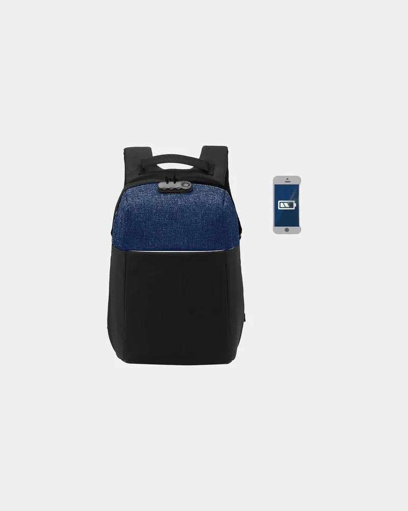 Mochila reciclada RPET Blaupunkt conectada para personalizar