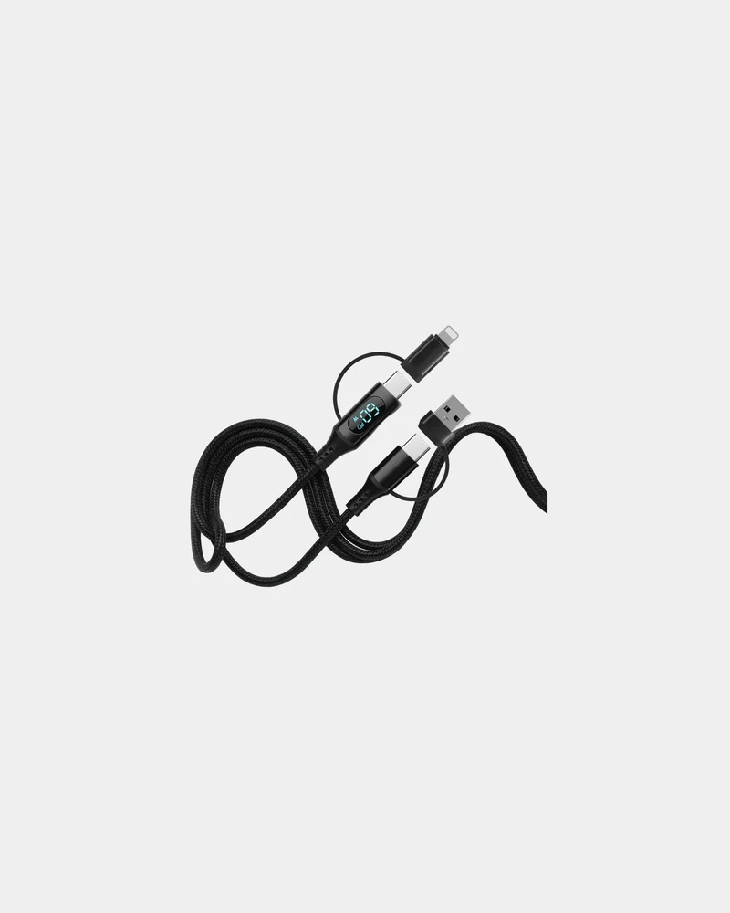 Cable USB 4 en 1 con LED Blaupunkt para personalizar