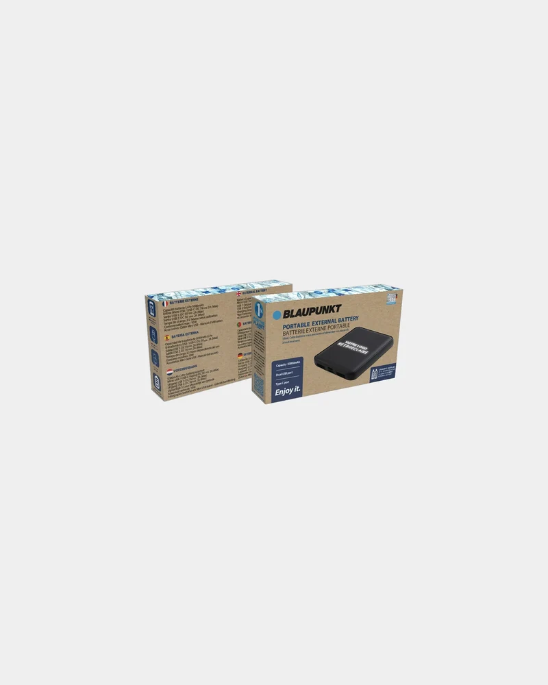 Power bank RPET LED 5.000mAh Blaupunkt para personalizar